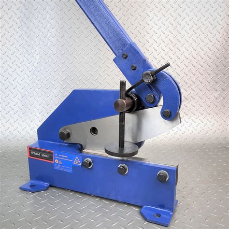 pneumatic sheet metal shearing machine|bench mount metal cutting shear.